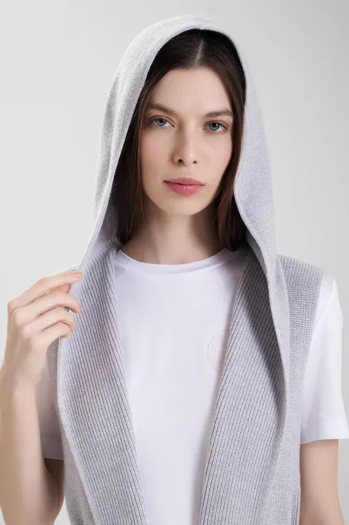 Жилеты MM by MaxMara BADESSE 252635601 005 LIGHT GREY