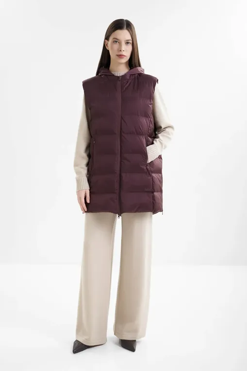 Жилеты MM by MaxMara LODOLA 252629601 007 BORDEAUX