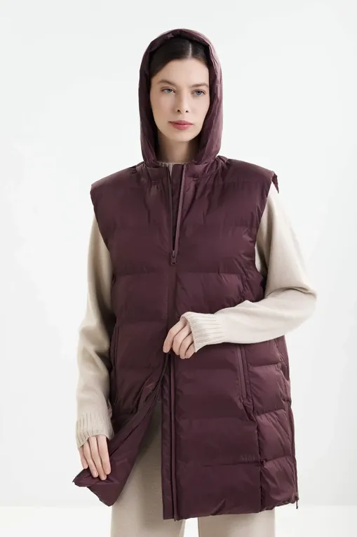 Жилеты MM by MaxMara LODOLA 252629601 007 BORDEAUX