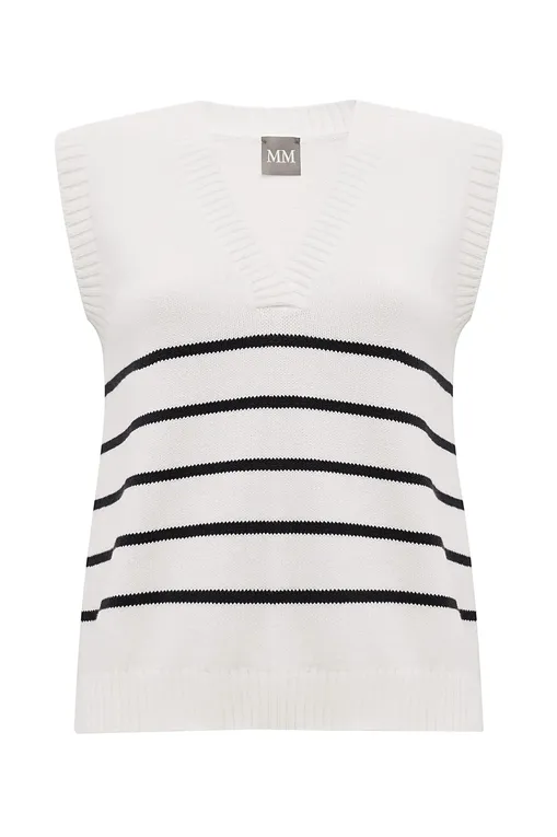 Жилеты MM by MaxMara SCAFATI 251635101 001 WHITE