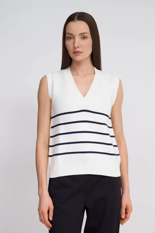 Жилеты MM by MaxMara SCAFATI 251635101 001 WHITE