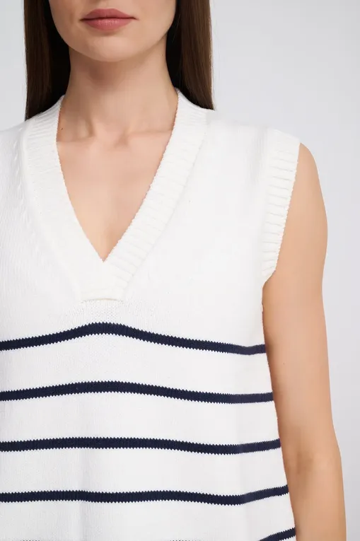 Жилеты MM by MaxMara SCAFATI 251635101 001 WHITE