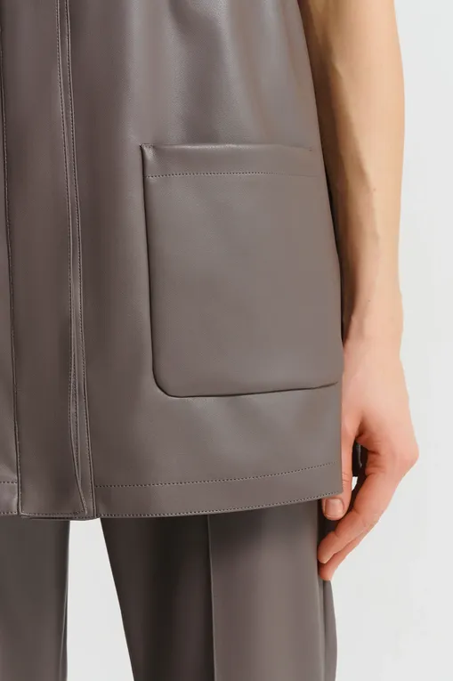 Жилеты MM by MaxMara TOLONE 251691106 002 MUD