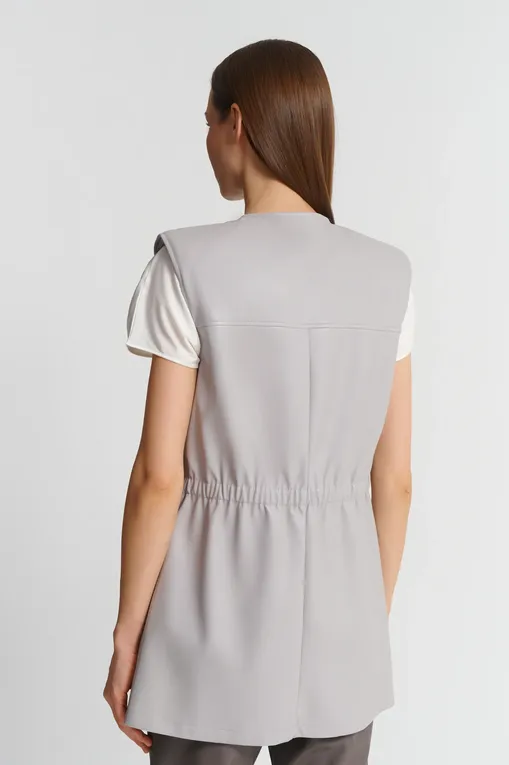 Жилеты MM by MaxMara TOLONE 251691106 001 LIGHT GREY