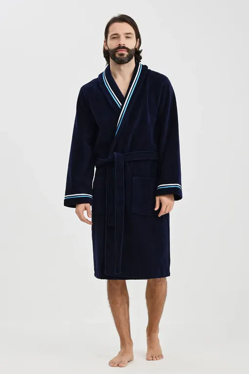 Халаты Hom 402443 00ra navy