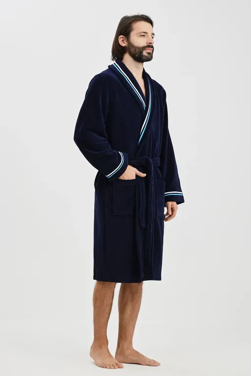 Халаты Hom 402443 00ra navy
