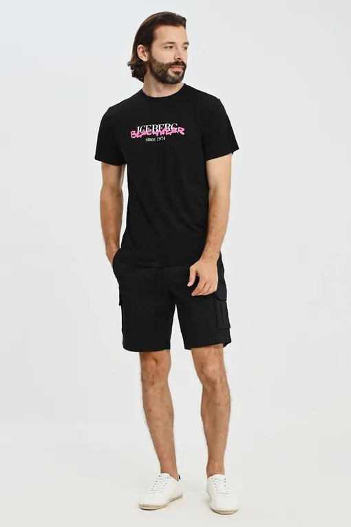 Футболки Iceberg ICE3MTS01 Black