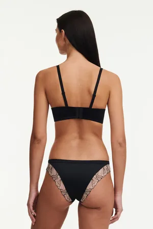 Chantelle C22DN6 0V9 Black-Golden beige