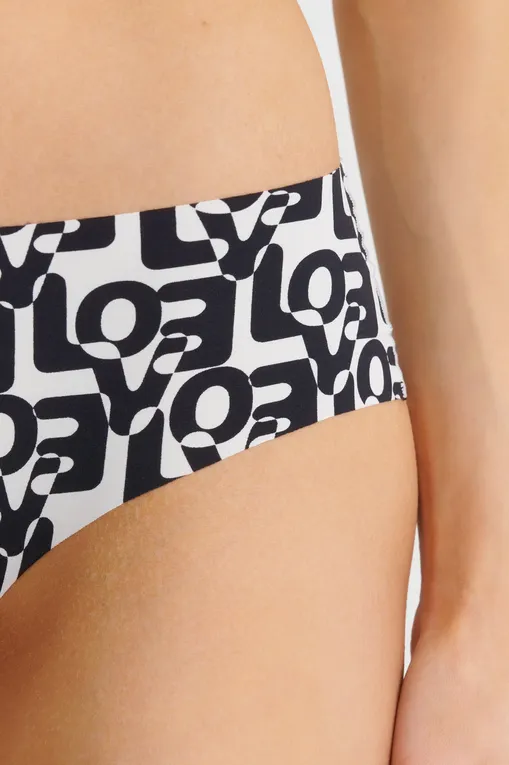 Трусы DKNY DK5028BP3 I143Y BLACK/GLOW/LOVE PRINT