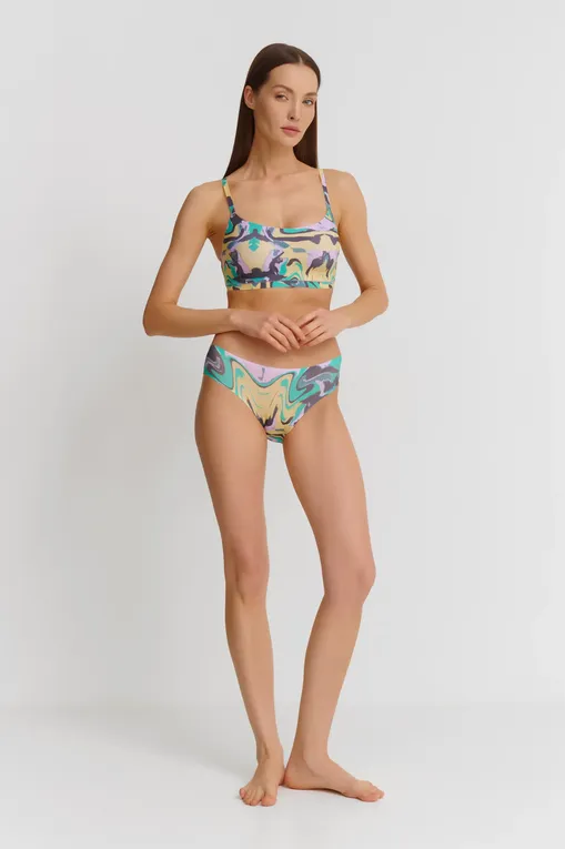 Трусы Chantelle C11D30 A59 Chromatica waves print