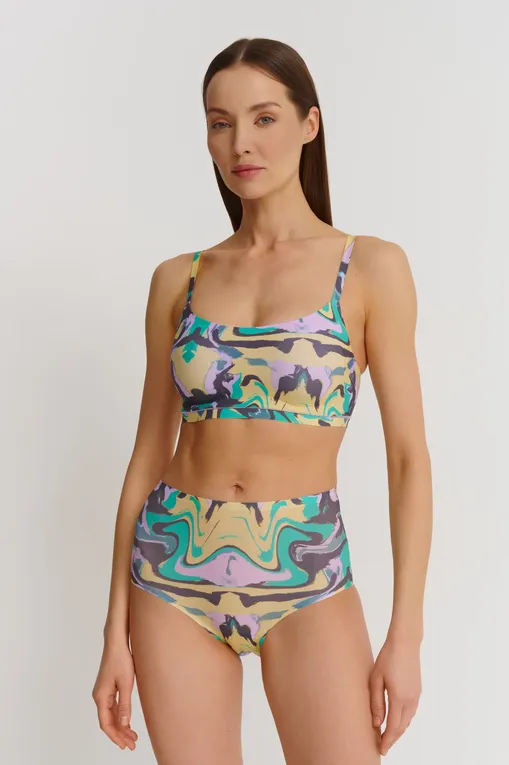 Трусы Chantelle C11D70 A59 Chromatica waves print