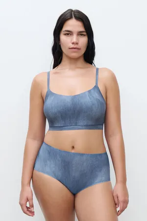 Chantelle C11D70 A21 Blue denim print