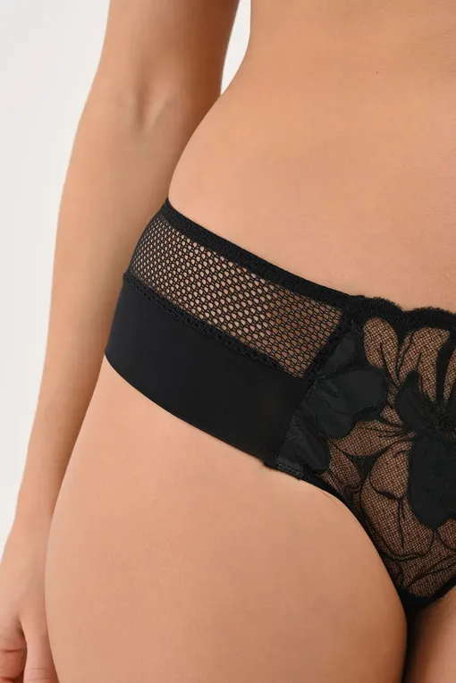 Трусы Chantelle C12Q40 0P8 Leather black