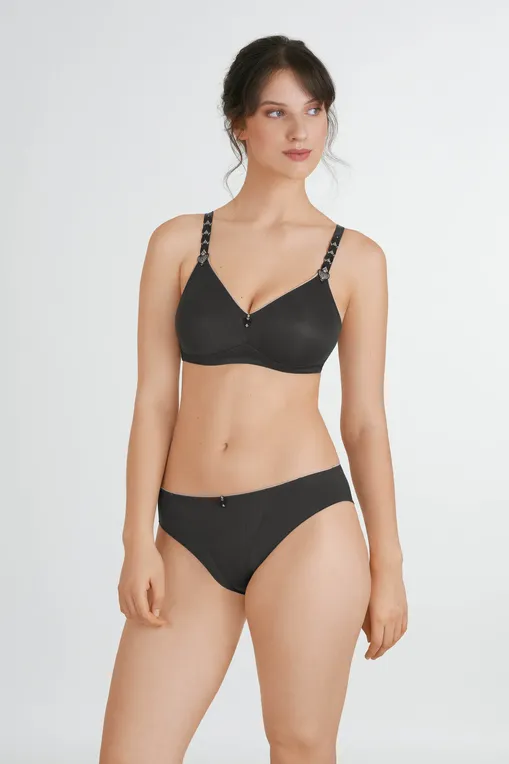 Трусы Felina 211283 721 Obsidian Grey