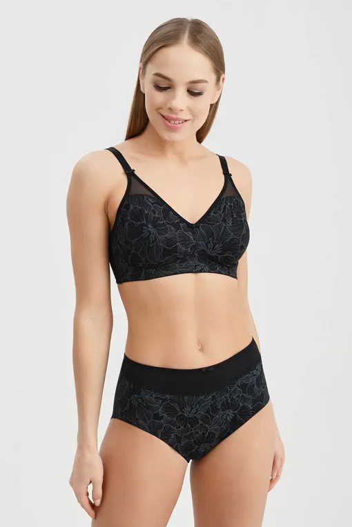 Трусы Felina 213288 433 Black Bloom