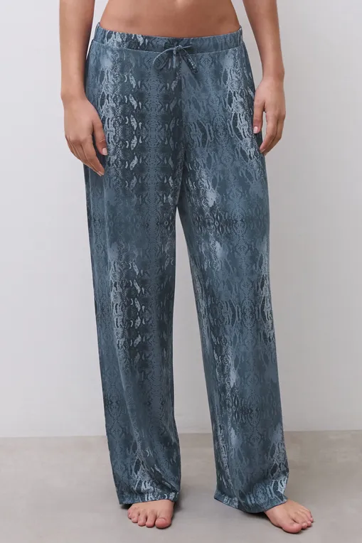 Брюки домашние Chantelle C15UE0 A64 Jeans snake print