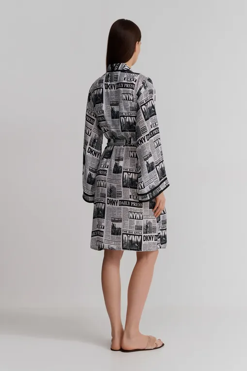 Халаты DKNY YI10033 003 White Logo