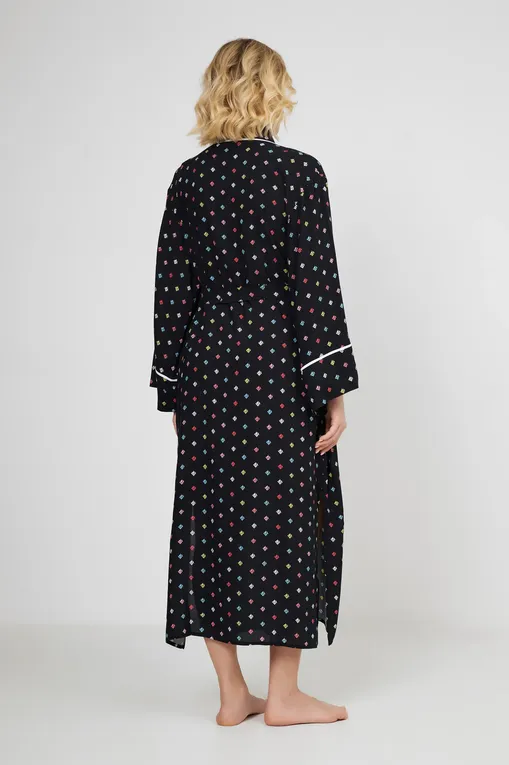 Халаты DKNY YI10043 006 Black Label Print