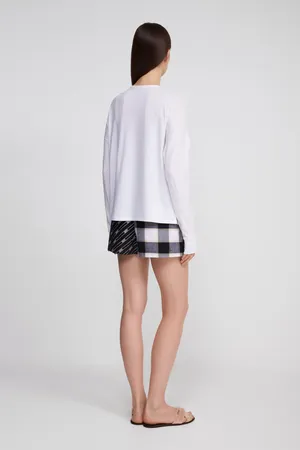 DKNY YI50021 005 Black Plaid