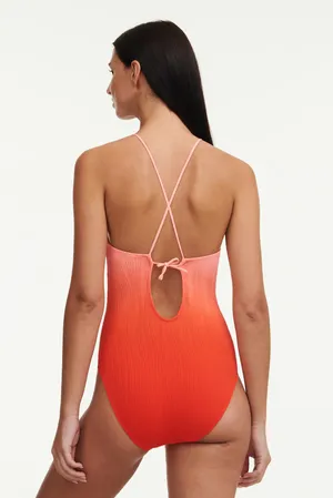 Chantelle C12VUA 0XS Orange Tie & dye