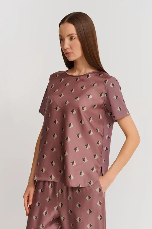 Блузки MM by MaxMara LINA 251694108 003 MAUVE