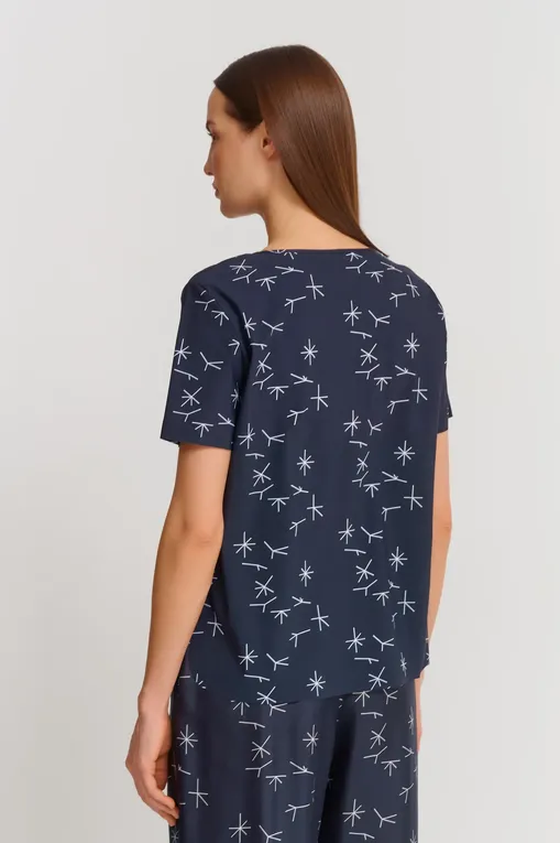 Блузки MM by MaxMara LINA 251694108 001 NAVY