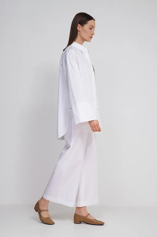 Блузки MM by MaxMara SAPORE 251619101 001 OPTICAL WHITE