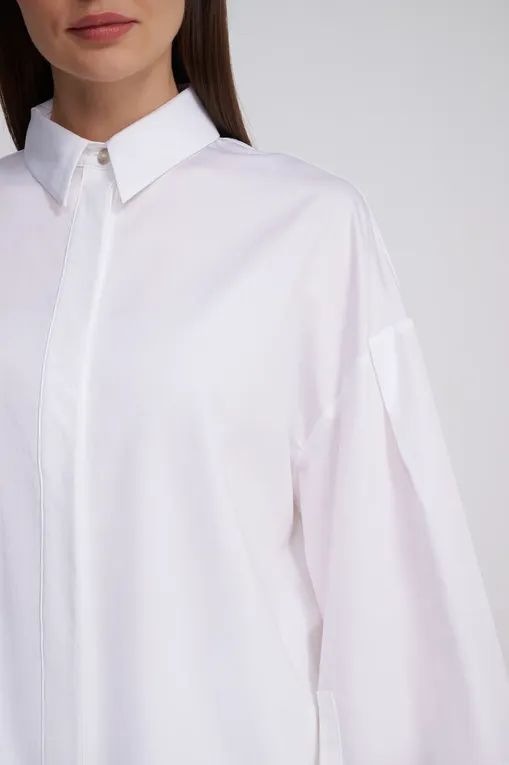 Блузки MM by MaxMara SAPORE 251619101 001 OPTICAL WHITE