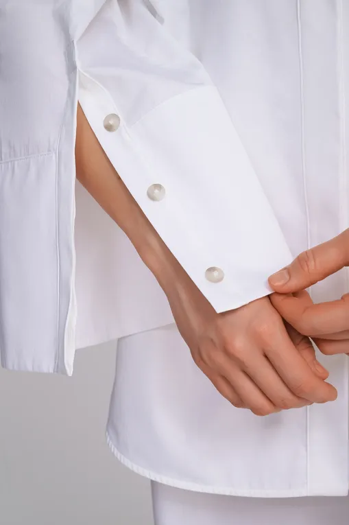 Блузки MM by MaxMara SAPORE 251619101 001 OPTICAL WHITE