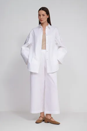 MM by MaxMara SAPORE 251619101 001 OPTICAL WHITE