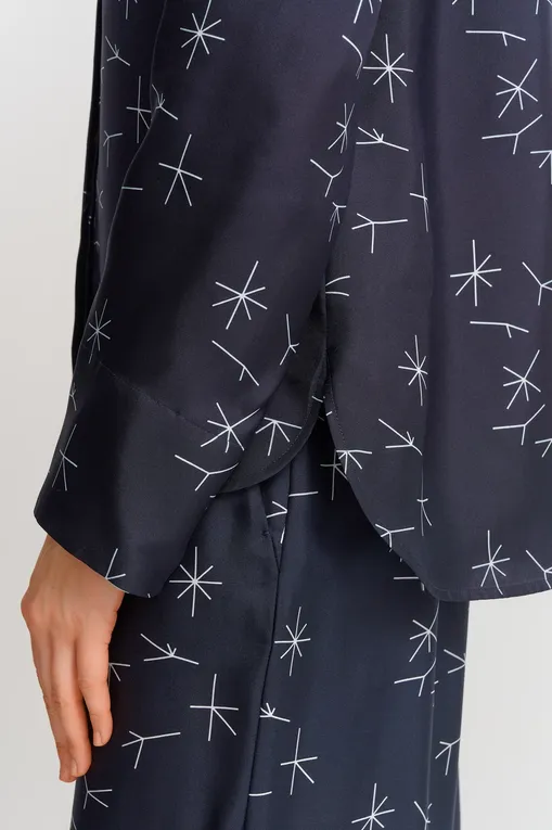 Блузки MM by MaxMara ZELIG 251611103 004 NAVY