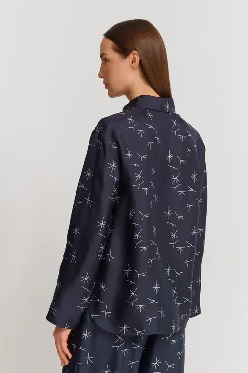 Блузки MM by MaxMara ZELIG 251611103 004 NAVY