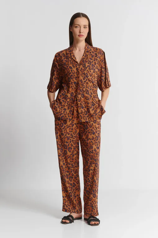 Брюки домашние Chantelle C18SE0 A12 Wild leopard