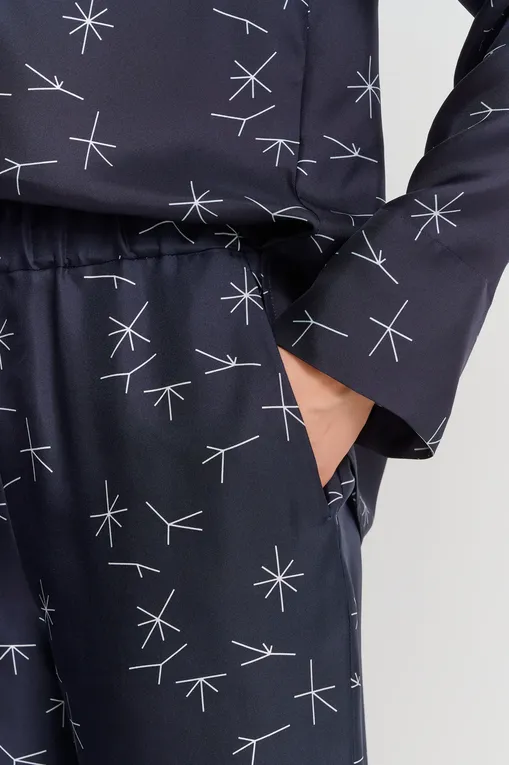 Брюки MM by MaxMara BOA 251613102 004 NAVY