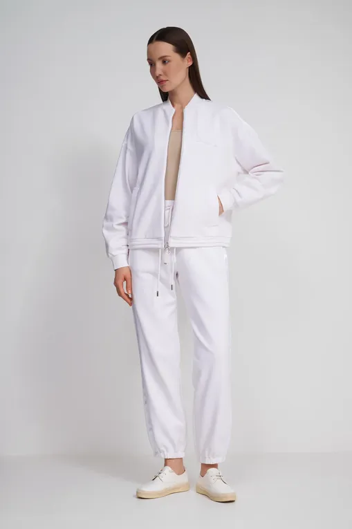 Брюки MM by MaxMara DUDY 251678110 001 OPTICAL WHITE