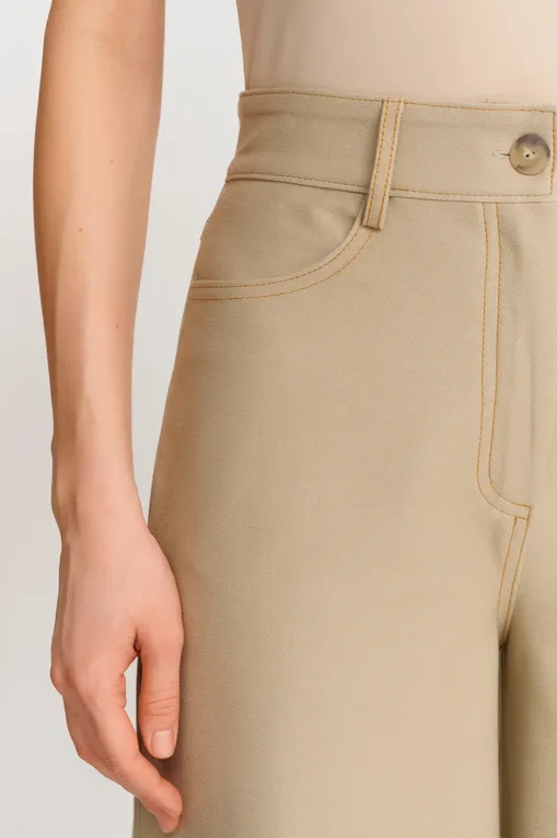 Брюки MM by MaxMara FAUSTO 251678103 002 SAND