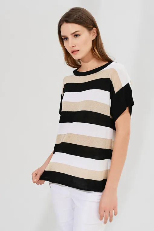 Джемперы Caterina Leman PE233322 white/gold/black