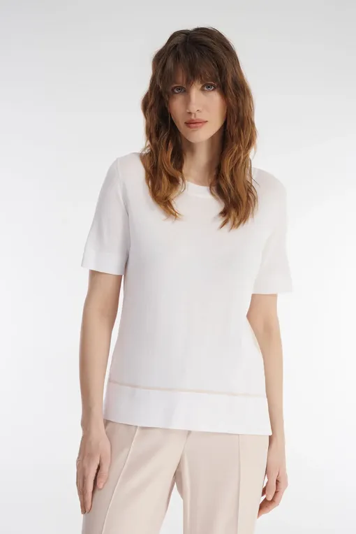 Джемперы Caterina Leman SV2192 17V01 BIANCO/VANIGLIA