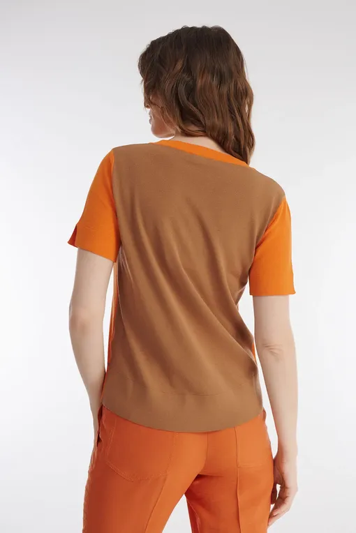 Джемперы Caterina Leman SV2192 17V03 ARANCIO/TABACCO