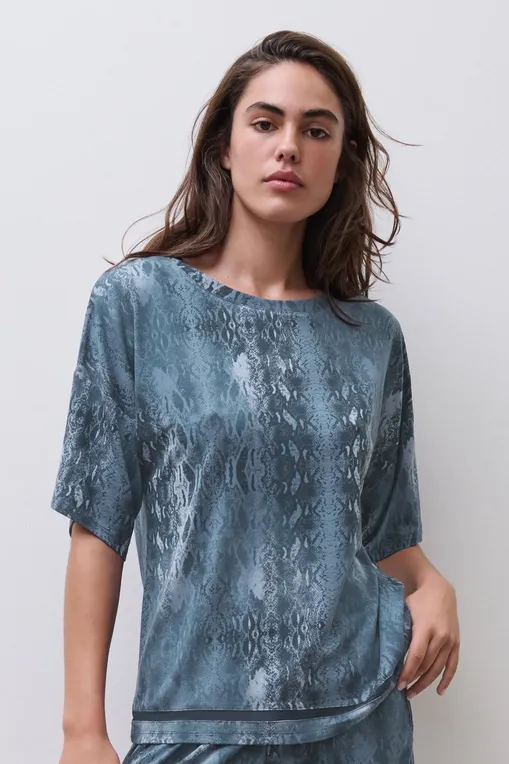 Футболки Chantelle C15UJ5 A64 Jeans snake print