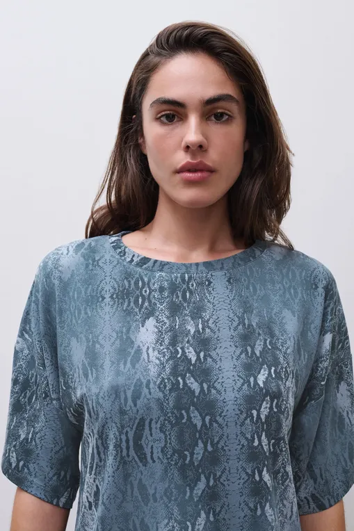 Футболки Chantelle C15UJ5 A64 Jeans snake print