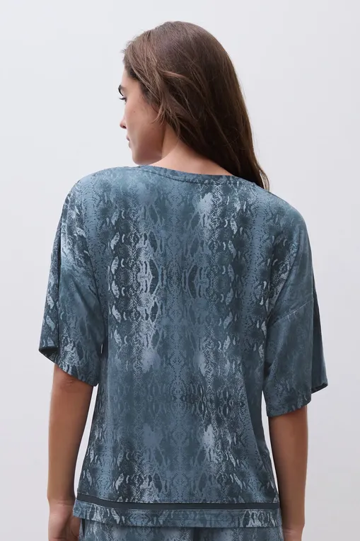 Футболки Chantelle C15UJ5 A64 Jeans snake print