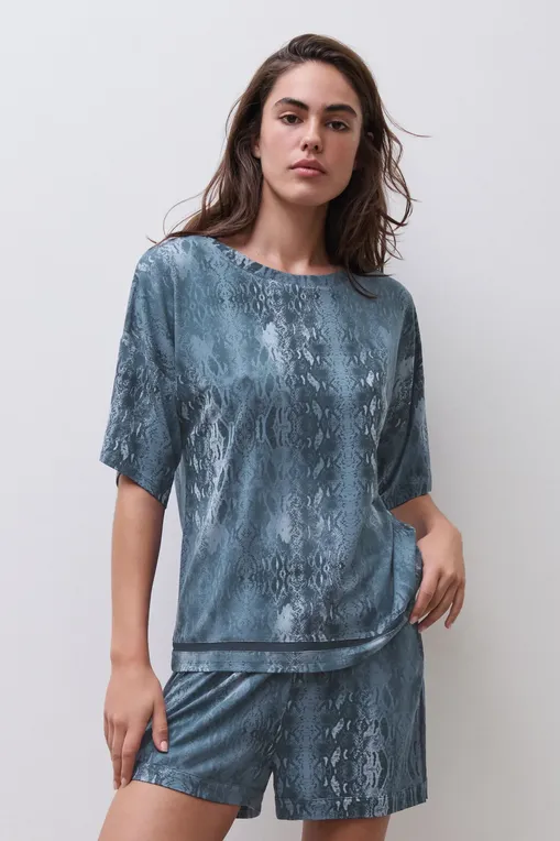 Футболки Chantelle C15UJ5 A64 Jeans snake print