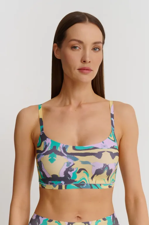 Топы Chantelle C11D20 A59 Chromatica waves print