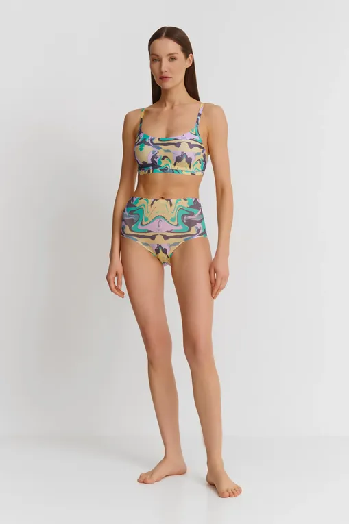 Топы Chantelle C11D20 A59 Chromatica waves print