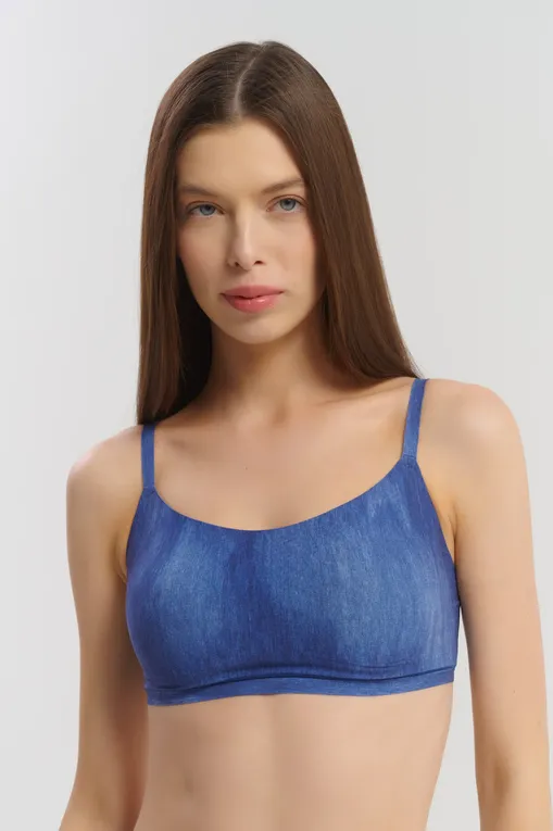 Топы Chantelle C11D20 A21 Blue denim print