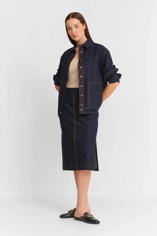Юбки MM OTTO 251677101 003 NAVY